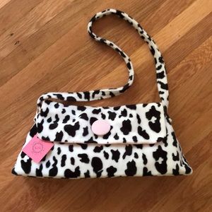 “All About the Bag” Animal print shoulder handbag